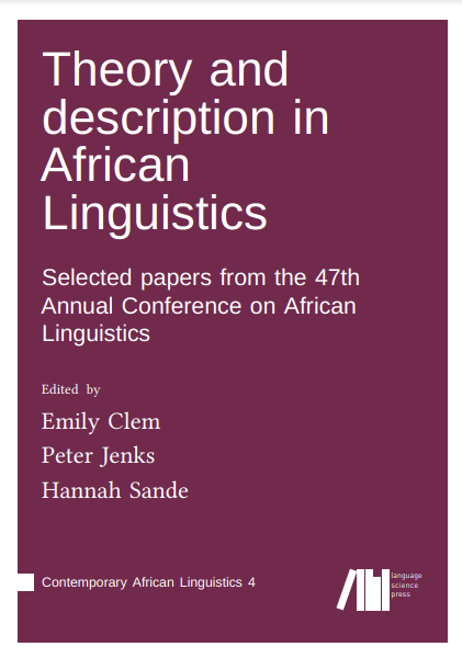 Theory and description in African Linguistics