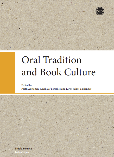 Oral Tradition and Book Culture