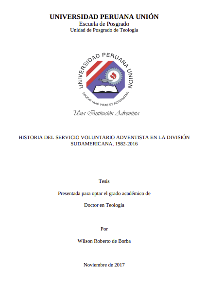 Historia del Servicio Voluntario Adventista en la División Sudamericana, 1982-2016