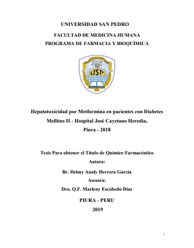 Hepatotoxicidad por Metformina en pacientes con Diabetes Mellitus II - Hospital José Cayetano Heredia