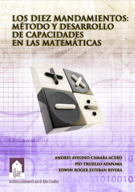 Los diez mandamientos: método y desarrollo de capacidades en las matemáticas