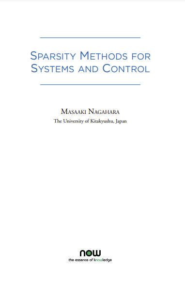 Sparsity Methods for Systems and Control