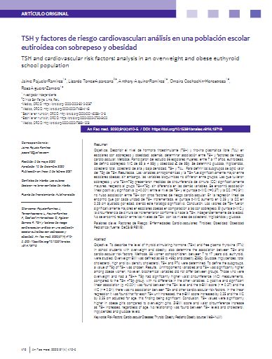 TSH y factores de riesgo cardiovascular