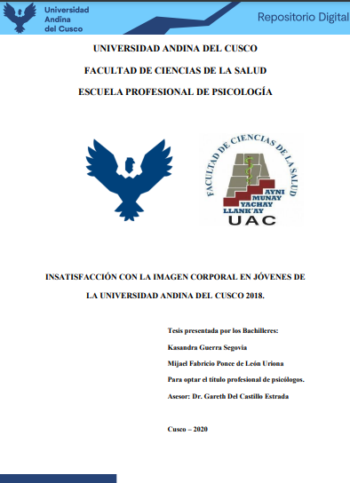 Insatisfacción con la imagen corporal en jóvenes de la Universidad Andina del Cusco 2018