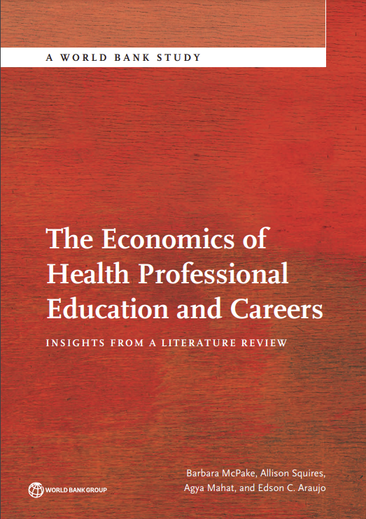 Economics of health professional education and careers