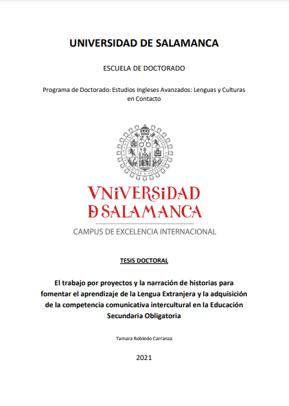 El trabajo por proyectos y la narración de historias para fomentar el aprendizaje de la Lengua Extranjera