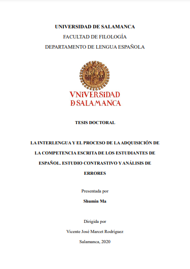 La interlengua y el proceso de la adquisición de la competencia escrita de los estudiantes de español