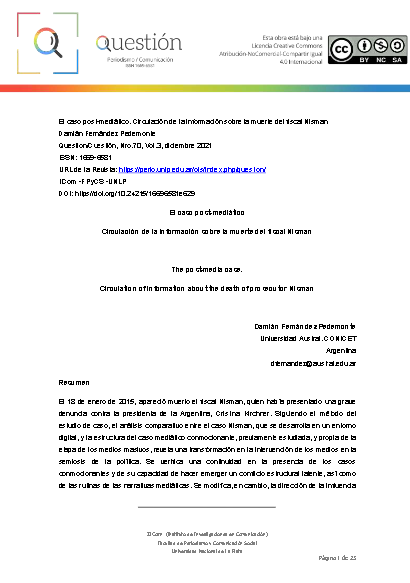 El Caso Posmediático