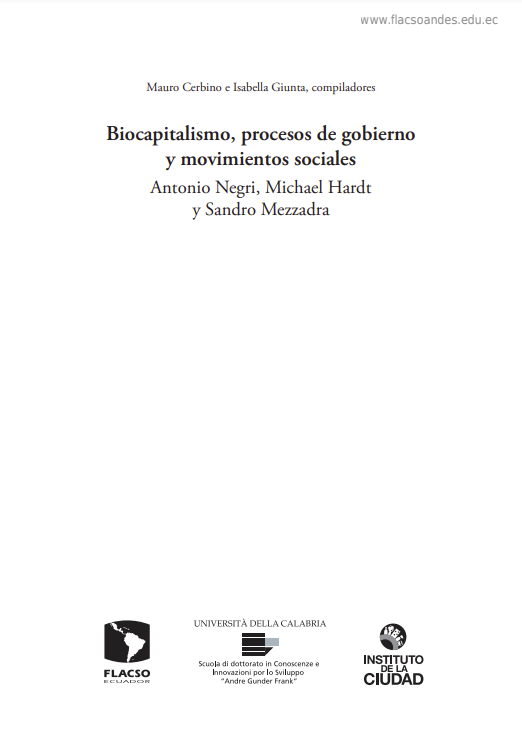 Biocapitalismo, procesos de gobierno y movimientos sociales