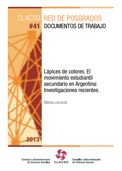 Lápices de colores. El movimiento estudiantil secundario en Argentina: Investigaciones recientes