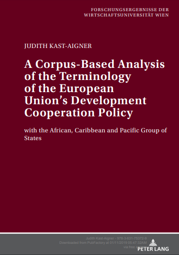 A Corpus-Based Analysis of the Terminology of the European Union's Development Cooperation Policy