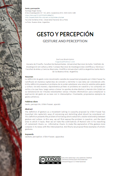 Gesto y percepción