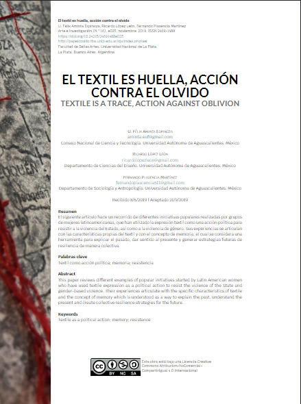 El textil es huella, acción contra el olvido