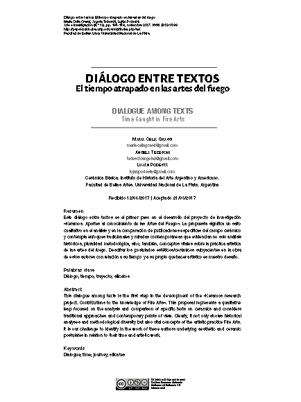 Diálogo entre textos