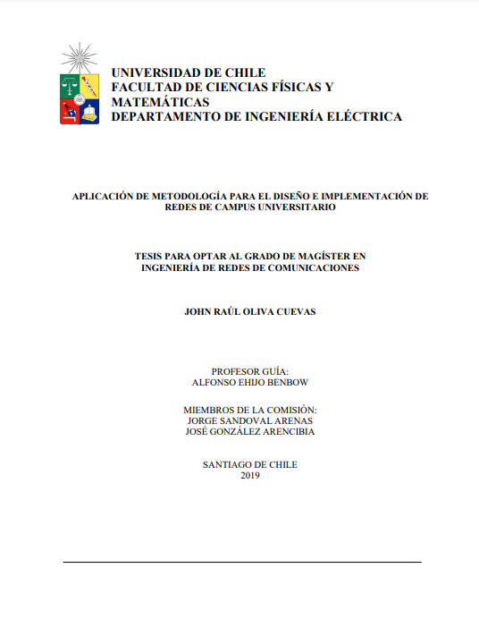 Aplicación de metodología para el diseño e implementación de redes de Campus Universitario