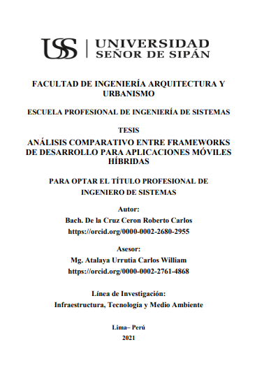 Análisis comparativo entre frameworks de desarrollo para aplicaciones móviles híbridas