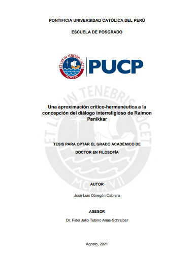 Una aproximación crítico-hermenéutica a la concepción del diálogo interreligioso de Raimon Panikkar