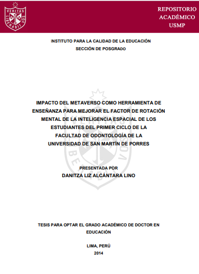 Impacto del metaverso como herramienta de enseñanza para mejorar el factor de rotación mental
