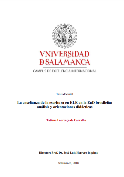 La enseñanza de la escritura en ELE en la EaD brasileña