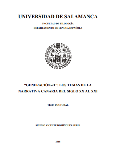 &quot;Generación-21&quot;: Los temas de la narrativa canaria del siglo XX al XXI