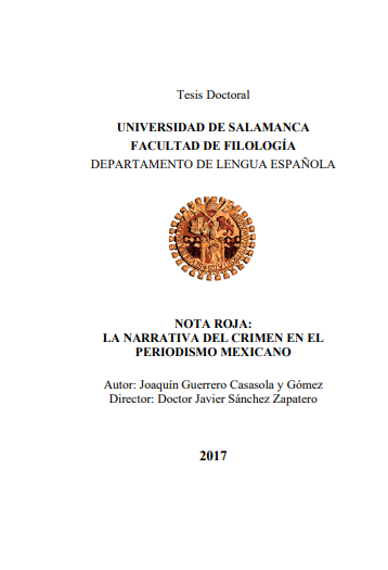 Nota roja: la narrativa del crimen en el periodismo mexicano