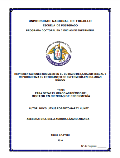 Representaciones sociales en el cuidado de la salud sexual y reproductiva en estudiantes de enfermería en culiacán méxico