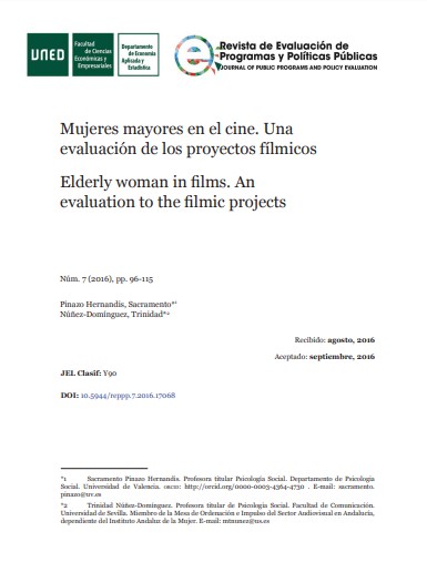 Mujeres mayores en el cine. Una evaluación de los proyectos fílmicos