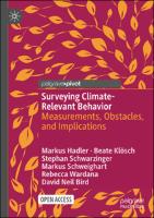 Surveying Climate-Relevant Behavior