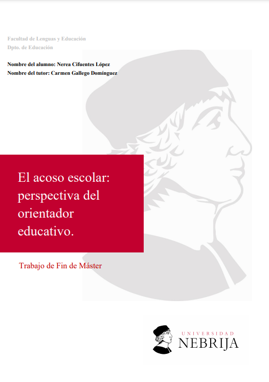 El acoso escolar: perspectiva del orientador educativo