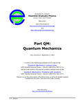 Part QM: Quantum Mechanics