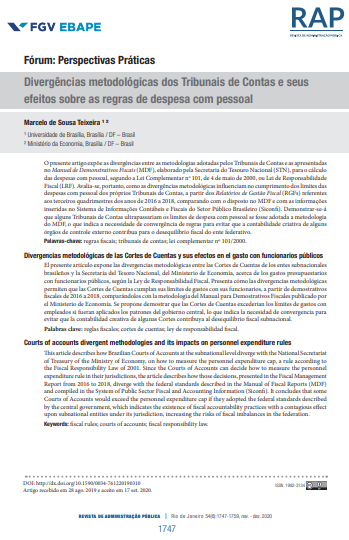 Divergências metodológicas dos Tribunais de Contas e seus efeitos sobre as regras de despesa com pessoal