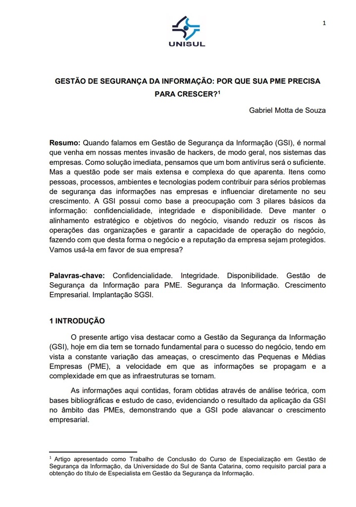 Gestão de segurança da informação: por que sua PME precisa para crescer?