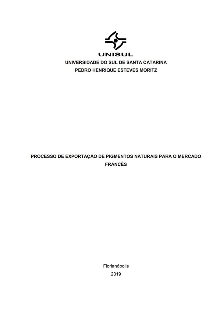 Processo de exportação de pigmentos naturais para o mercado francês