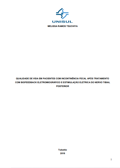 Qualidade de vida em pacientes com incontinência fecal após tratamento com biofeedback eletromiográfico e estimulação elétrica do nervo tibial posterior