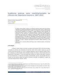 Audiências públicas sobre maconha/cannabis na Câmara dos Deputados brasileira, 1997-2020