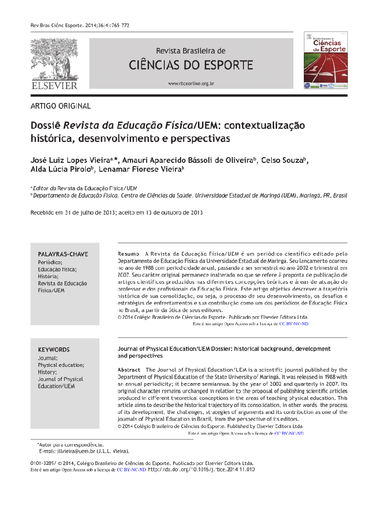 Dossiê Revista da Educação Física/UEM: contextualização histórica, desenvolvimento e perspectivas