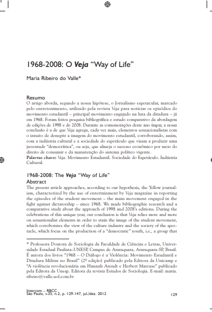 1968-2008: O Veja &quot;Way of Life&quot;