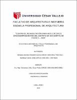 Centro de rehabilitación para adolescentes drogodependientes del distrito de San Martín de Porres - 2020