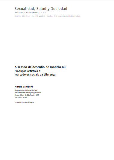 A sessão de desenho de modelo nu: produção artística e marcadores sociais da diferença