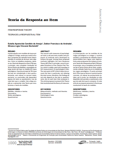 Teoria da Resposta ao Item