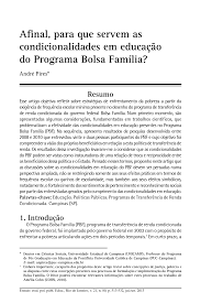 Afinal, para que servem as condicionalidades em educação do Programa Bolsa Família?