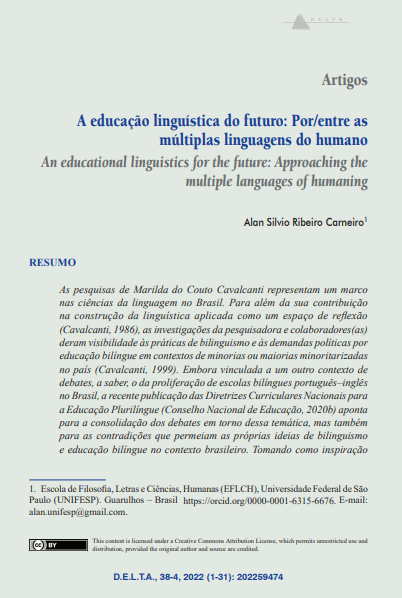 A educação linguística do futuro: Por/entre as múltiplas linguagens do humano