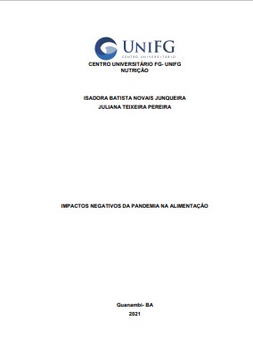 Impactos negativos da pandemia na alimentação