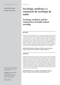 Sociologia, medicina e a construção da sociologia da saúde