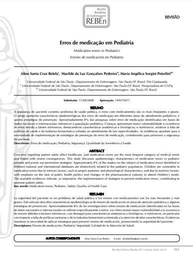 Erros de medicação em pediatria