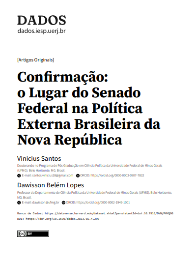 Confirmación: o Lugar do Senado Federal na Política Externa Brasileira da Nova República