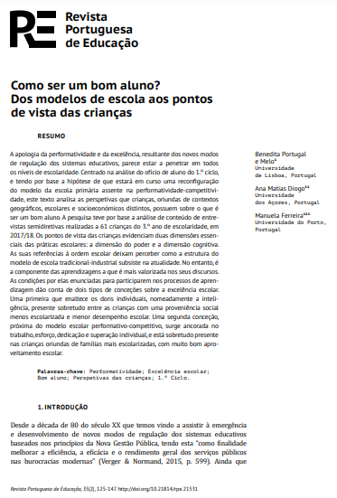 Como ser um bom aluno? Dos modelos de escola aos pontos de vista das crianças