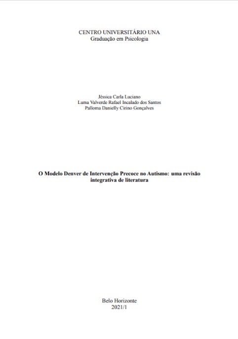 O Modelo Denver de Intervenção Precoce no Autismo: uma revisão integrativa de literatura