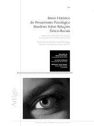 Breve histórico do pensamento psicológico brasileiro sobre relações étnico-raciais