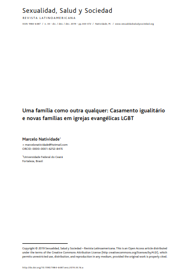 Uma família como outra qualquer: Casamento igualitário e novas famílias em igrejas evangélicas LGBT